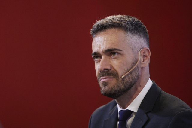 Archivo - El portavoz de la Ejecutiva Federal del PSOE, Felipe Sicilia