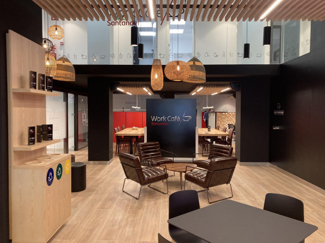 Banco Santander inaugura un Work Café en San Sebastián