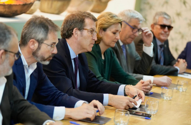 El líder del PP, Alberto Núñez Feijóo,  visita Ceuta.