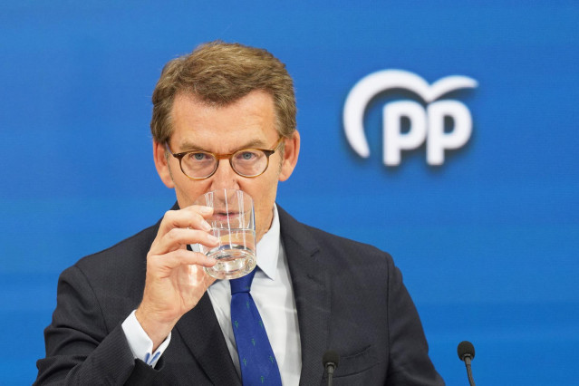 El presidente del Partido Popular, Alberto Núñez Feijóo