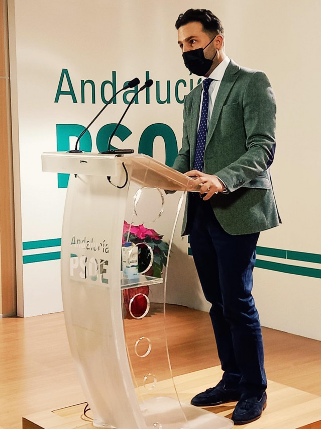 Archivo - El secretario de Organización del PSOE de Andalucía, Noel López, en imagen de archivo