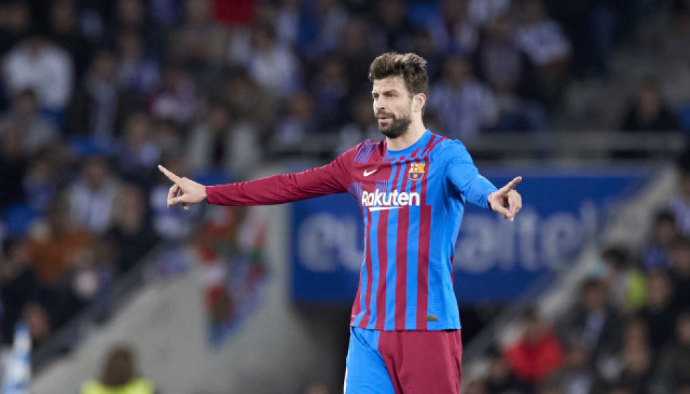 EuropaPress 4396950 gerard pique of fc barcelona reacts during the spanish league match of liga 1