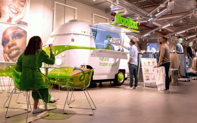 Food truck en una tienda Primark