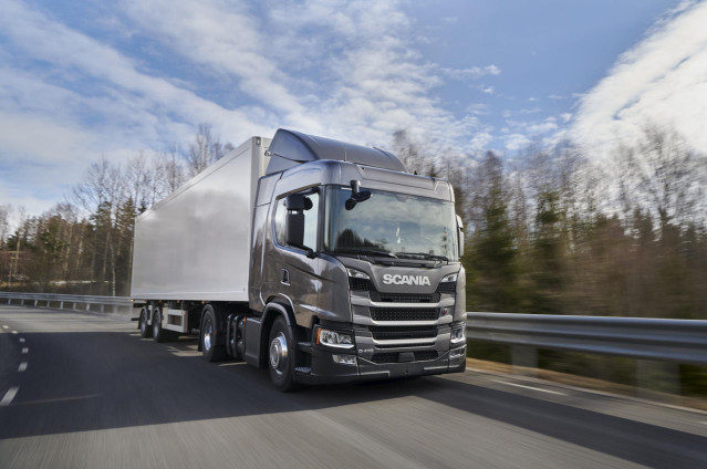 Archivo - Imagen de un camión de Scania.