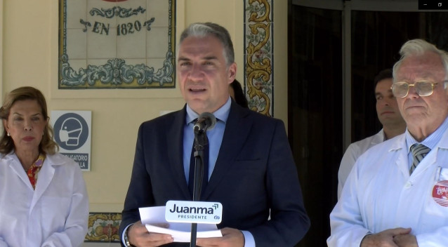 El coordinador del PP-A para la campaña del 19J y presidente del PP de Málaga, Elías Bendodo
