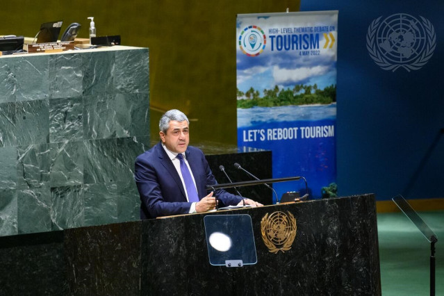 El secretario general de la OMT, Zurab Pololikashvili.