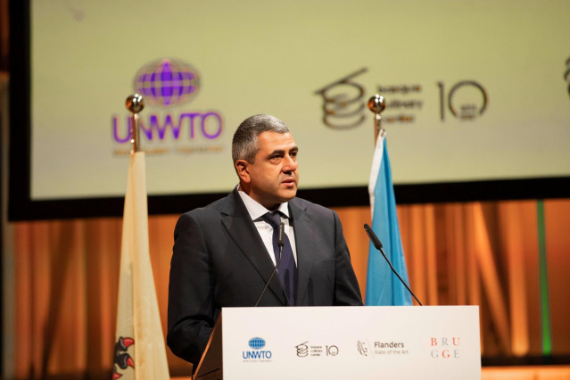 Archivo - El secretario general de la OMT, Zurab Pololikashvili.