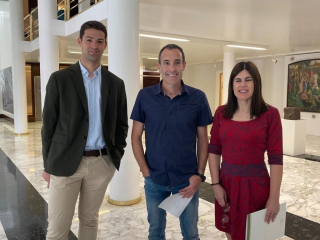 Joseba Díez, Julen Arzuaga y Miren Gorrotxategi