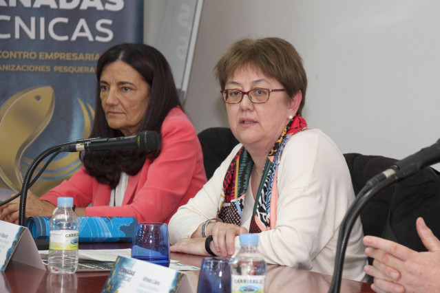 La secretaria general de Pesca, Alicia Villauriz, en Expomar