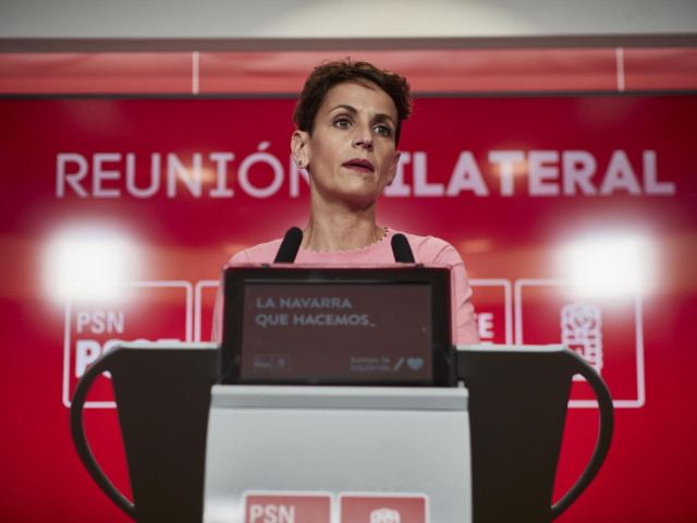 Archivo - La secretaria general del PSN, María Chivite.