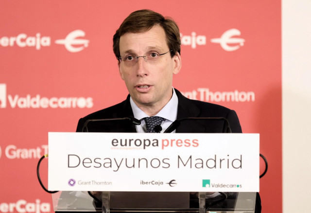 El alcalde de Madrid, José Luis Martínez-Almeida, protagoniza un Desayuno Informativo de Europa Press, en el Hotel Villa Magna, a 6 de junio de 2022, en Madrid (España).