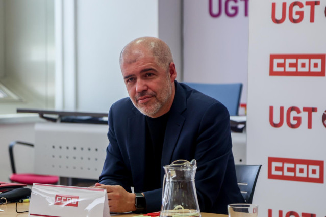 El secretario general de Comisiones Obreras (CCOO), Unai Sordo.