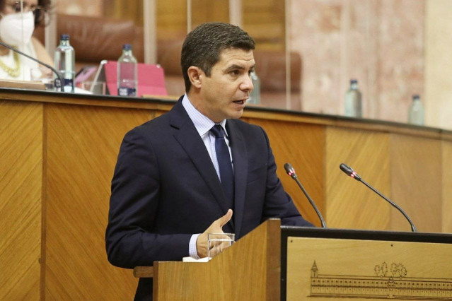 Archivo - El exportavoz de Cs en el Parlamento de Andalucía, Sergio Romero.