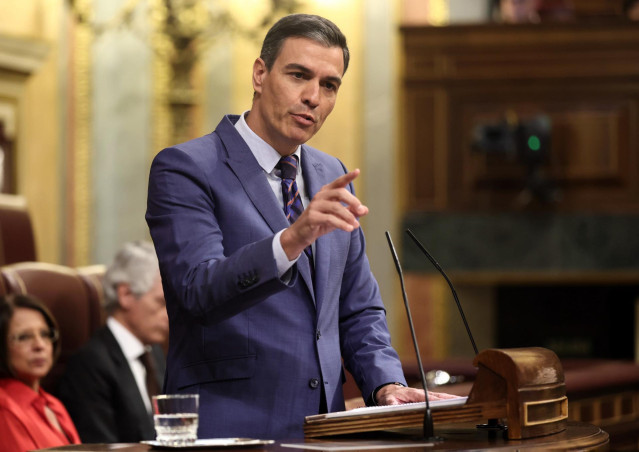 El presidente del Gobierno, Pedro Sánchez