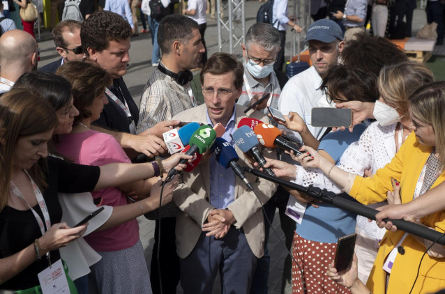 José Luis Martínez-Almeida, alcalde de Madrid a su llegada al South Summit