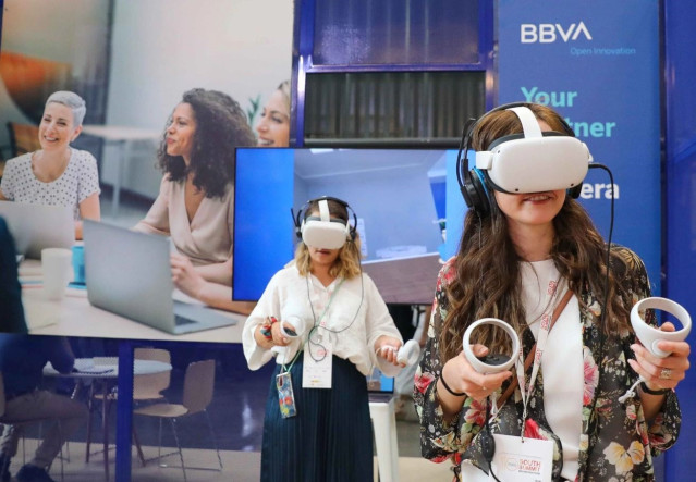 BBVA presenta 'Espacio Virtual BBVA' en la décima edición del South Summit que se celebra del 8 al 10 de junio de 2022 en Madrid.
