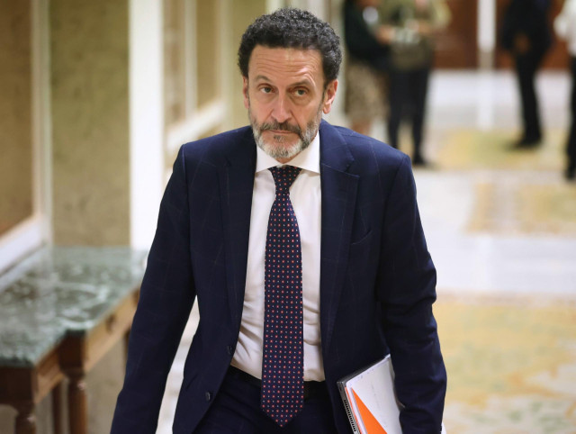 El portavoz adjunto de Ciudadanos en el Congreso, Edmundo Bal, a su llegada a una rueda de prensa