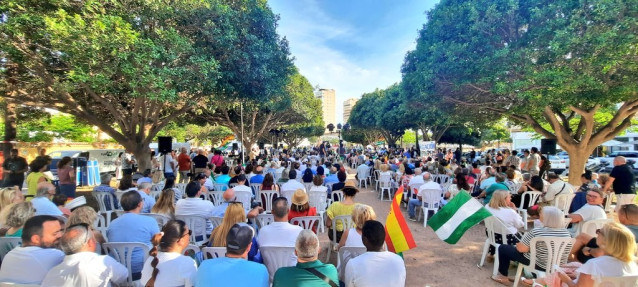 Acto público de Juanma Moreno, este miércoles en Torremolinos (Málaga)