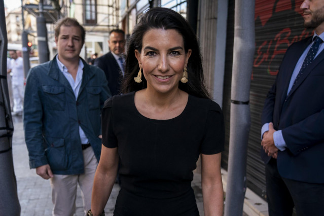 La portavoz de Vox en la Asamblea de Madrid, Rocío Monasterio.