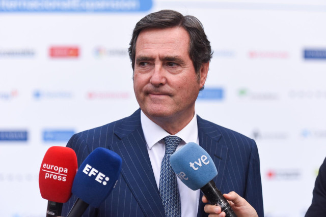 El presidente de la Confederación Española de Organizaciones Empresariales (CEOE), Antonio Garamendi, en una imagen de archivo