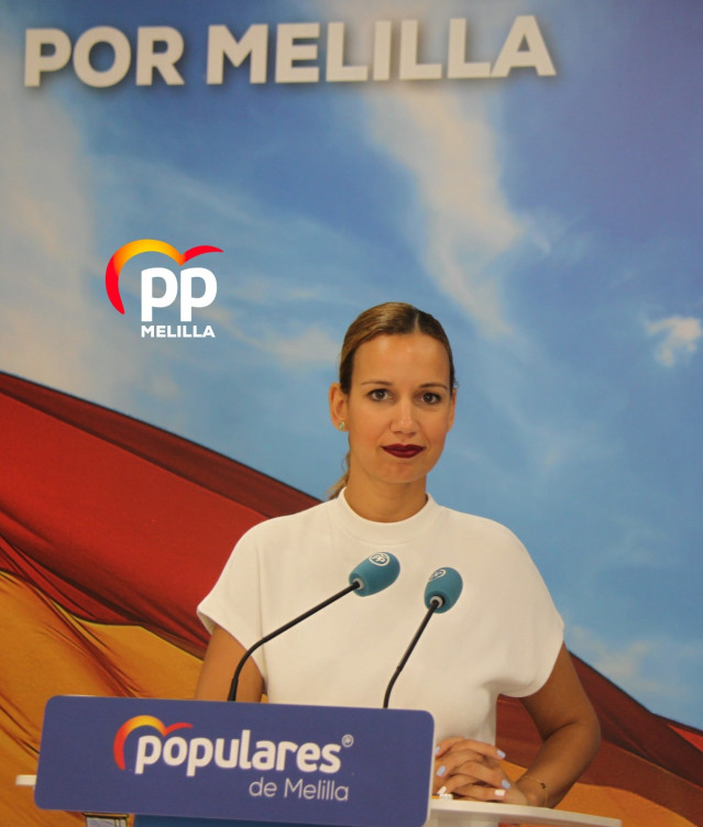 La diputada del PP en la Asamblea de Melilla, Isabel Moreno