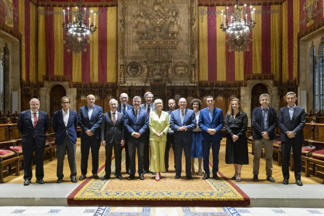 Los integrantes del Patronato de la Fundación Mobile World Capital Barcelona