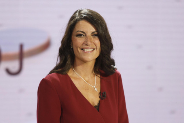 La candidata de Vox a la presidencia de la Junta de Andalucía, Macarena Olona, previo al debate en RTVA entre los candidatos a la Presidencia de la Junta de Andalucía a 13 de junio del 2022 en (Sevilla, Andalucía)