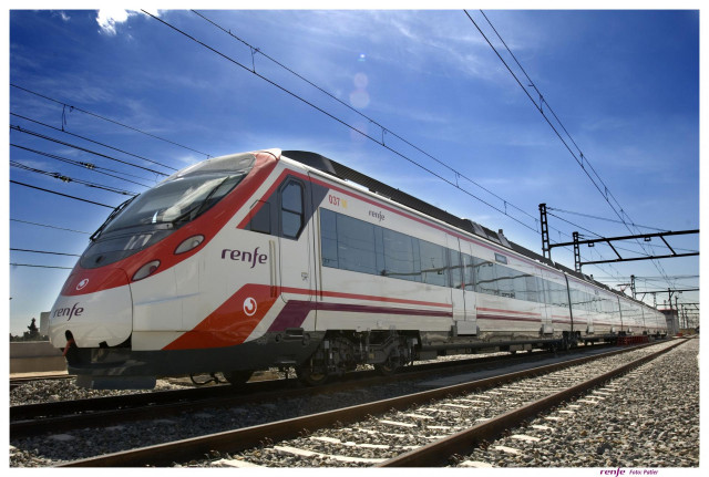 Tren de Cercanías de Renfe.