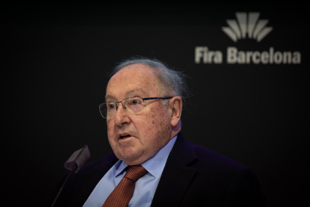 Archivo - El presidente de Alimentaria, José Luis Bonet, interviene en la presentación de la edición 2022 de Alimentaria&Hostelco, en la Fira de Barcelona Montjuïc, a 24 de marzo de 2022, en Barcelona, Cataluña (España). Tras el aplazamiento de la feria h