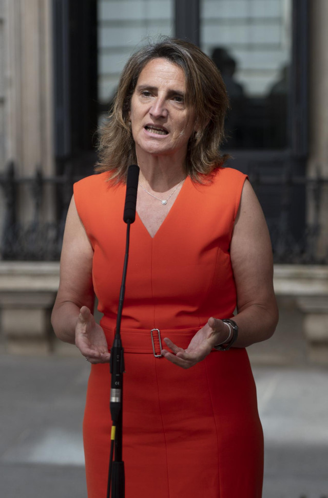 La vicepresidenta tercera y ministra para la Transición Ecológica y el Reto Demográfico, Teresa Ribera