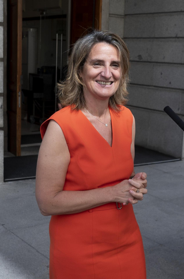 La vicepresidenta tercera y ministra para la Transición Ecológica y el Reto Demográfico, Teresa Ribera