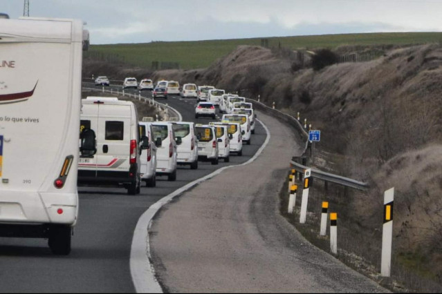 Convoy de Taxi sin Fronteras camino a Ucrania