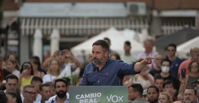 Abascal en el mitin de Algeciras.