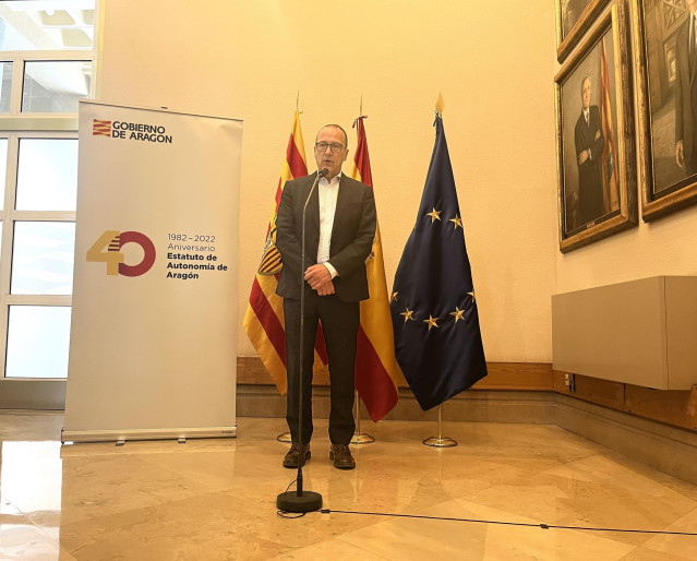 Foto de archivo del consejero de Educación, Cultura y Deporte del Gobierno de Aragón, Felipe Faci.