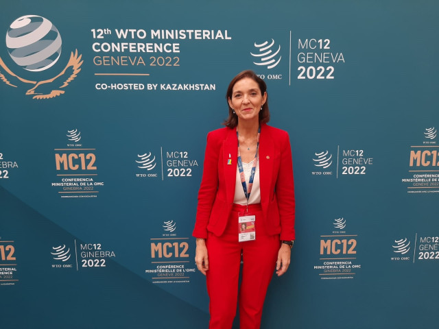 La ministra de Industria, Comercio y Turismo, Reyes Maroto.