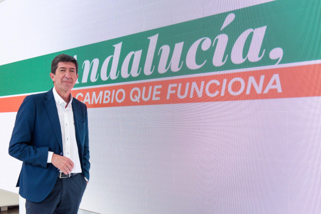 El candidato de Ciudadanos (Cs) a la Presidencia de la Junta de Andalucía y vicepresidente del Gobierno andaluz, Juan Marín, en una imagen de 19 de junio.