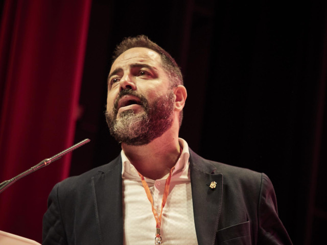 Archivo - El secretario de Organización del Partido Socialista de Navarra y portavoz parlamentario, Ramón Alzórriz.