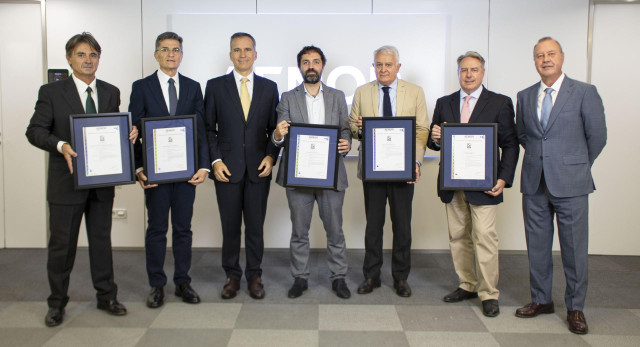 Aenor entrega las primeras certificaciones 'Marca Aenor N Sostenible' a cinco grupos siderúrgicos.