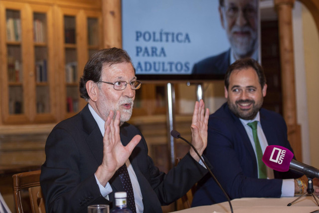 El expresidente del Gobierno Mariano Rajoy presenta su libro en Cuenca