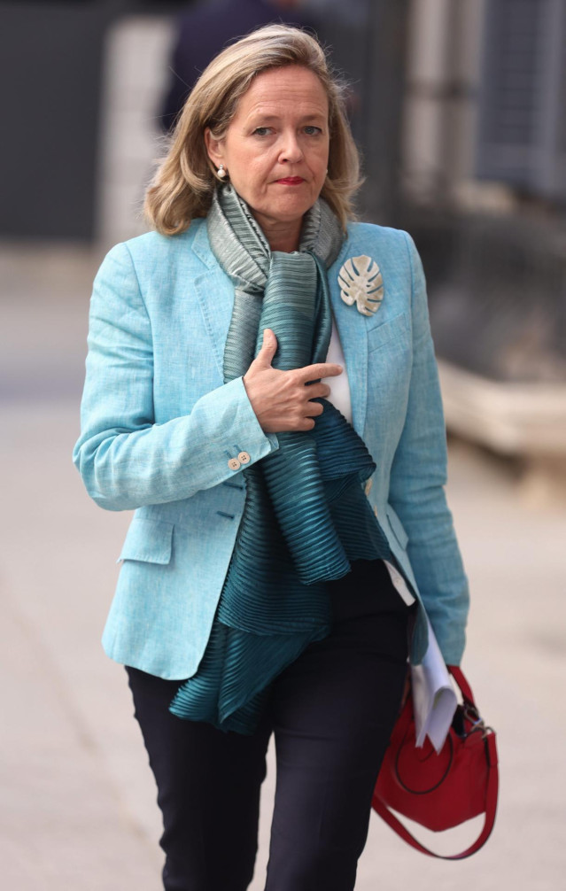 La vicepresidenta primera del Gobierno, Nadia Calviño