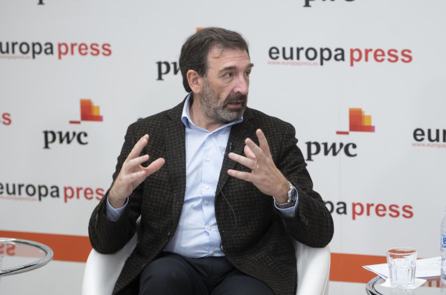 Archivo - El director general Anfac, José López-Tafall, interviene durante el segundo encuentro Informativo PwC ‘Visión Empresarial’ - Europa Press, en la sede de Europa Press, a 29 de abril de 2022, en Madrid (España). Este evento tiene como objetivo ade