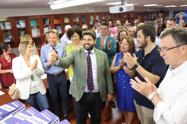 Np. Fernando López Miras Proclamado Candidato Único Por El Comité Organizador