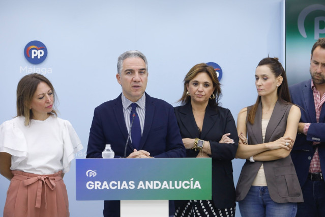 El coordinador general del PP, Elías Bendodo.