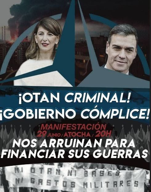 Delegación del Gobierno prohíbe la manifestación antiOTAN del miércoles por calle Atocha por 