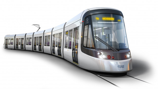 Diseño del tranvía que CAF suministrará a la empresa pública de transportes de Montpellier