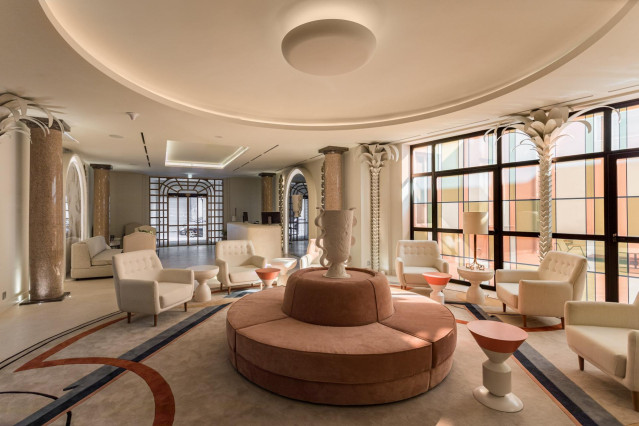 Archivo - Lobby y Recepcion del Room Mate Filippo.