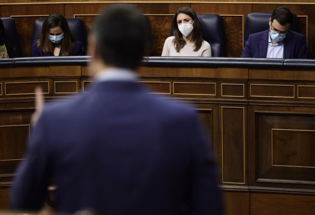 Archivo - El presidente del Gobierno, Pedro Sánchez, interviene en una sesión plenaria en el Congreso de los Diputados, a 23 de marzo de 2022, en Madrid (España). El pleno está marcado sobre las cuestiones relacionadas con las medidas que piensa adoptar e