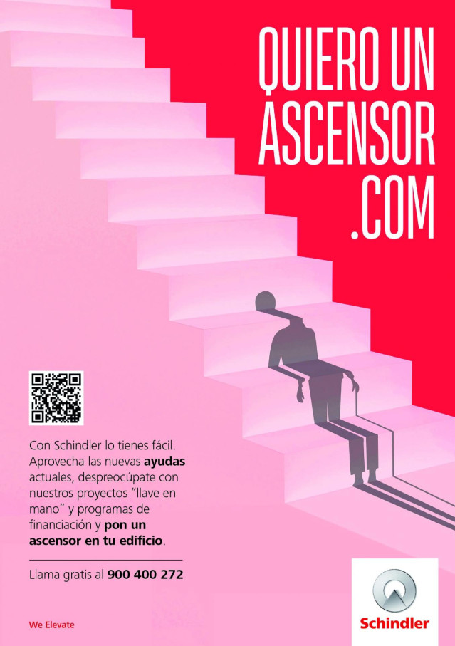 Campaña 'Quierounascensor.Com' de Schindler.