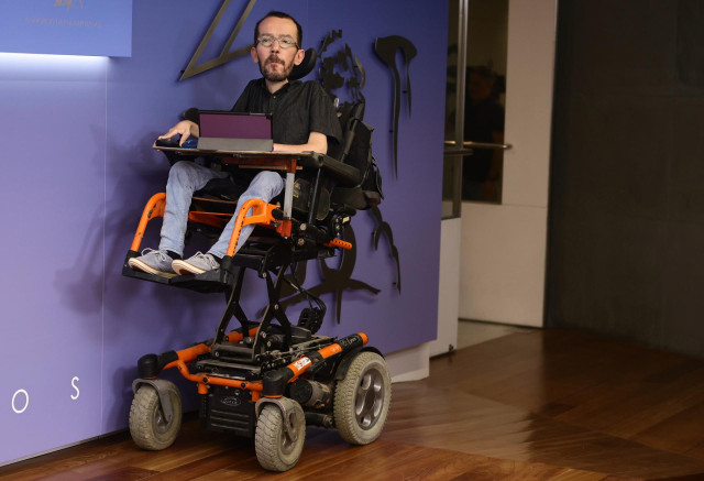 Archivo - El portavoz de Unidas Podemos en el Congreso, Pablo Echenique, a su llegada a una rueda de prensa previa a una Junta de Portavoces en el Congreso de los Diputados, a 10 de mayo de 2022, en Madrid (España).