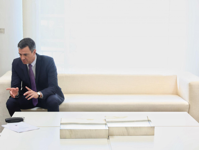 El presidente del Gobierno, Pedro Sánchez